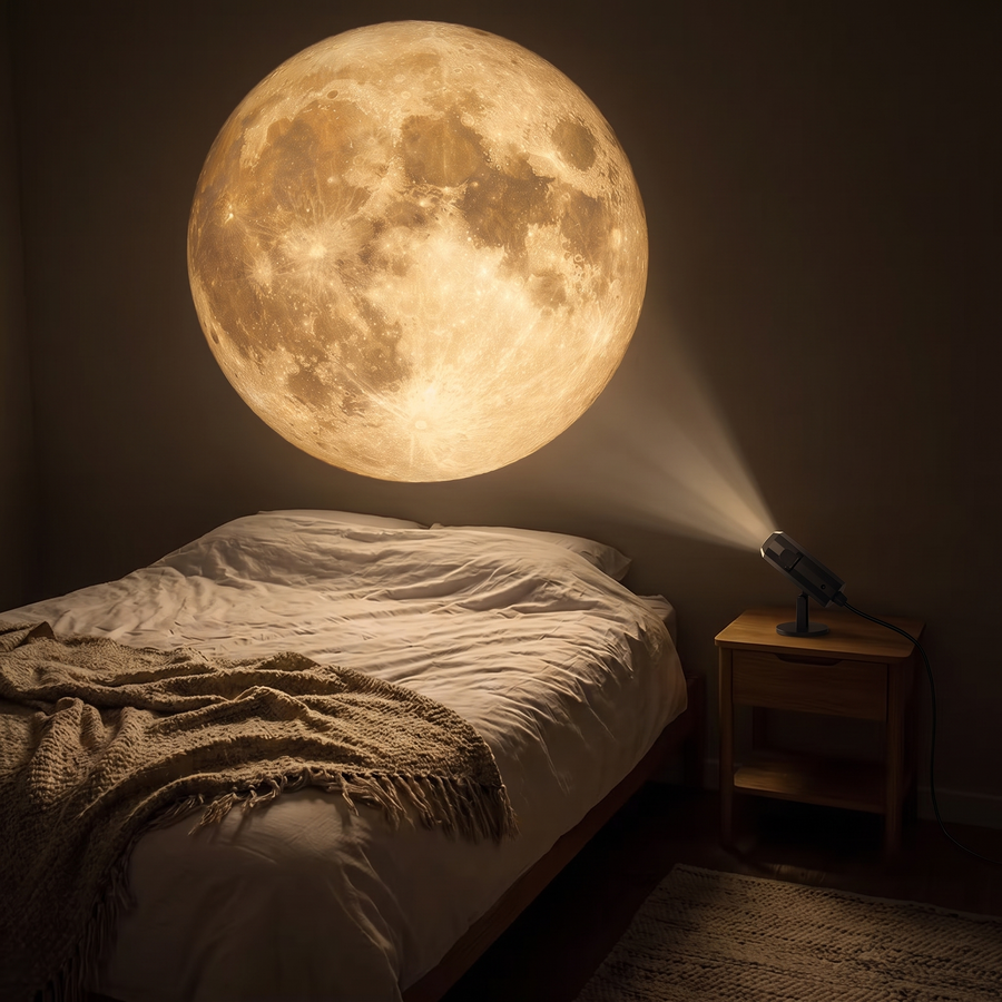The Moon Lamp — Your Ceiling, Two Worlds